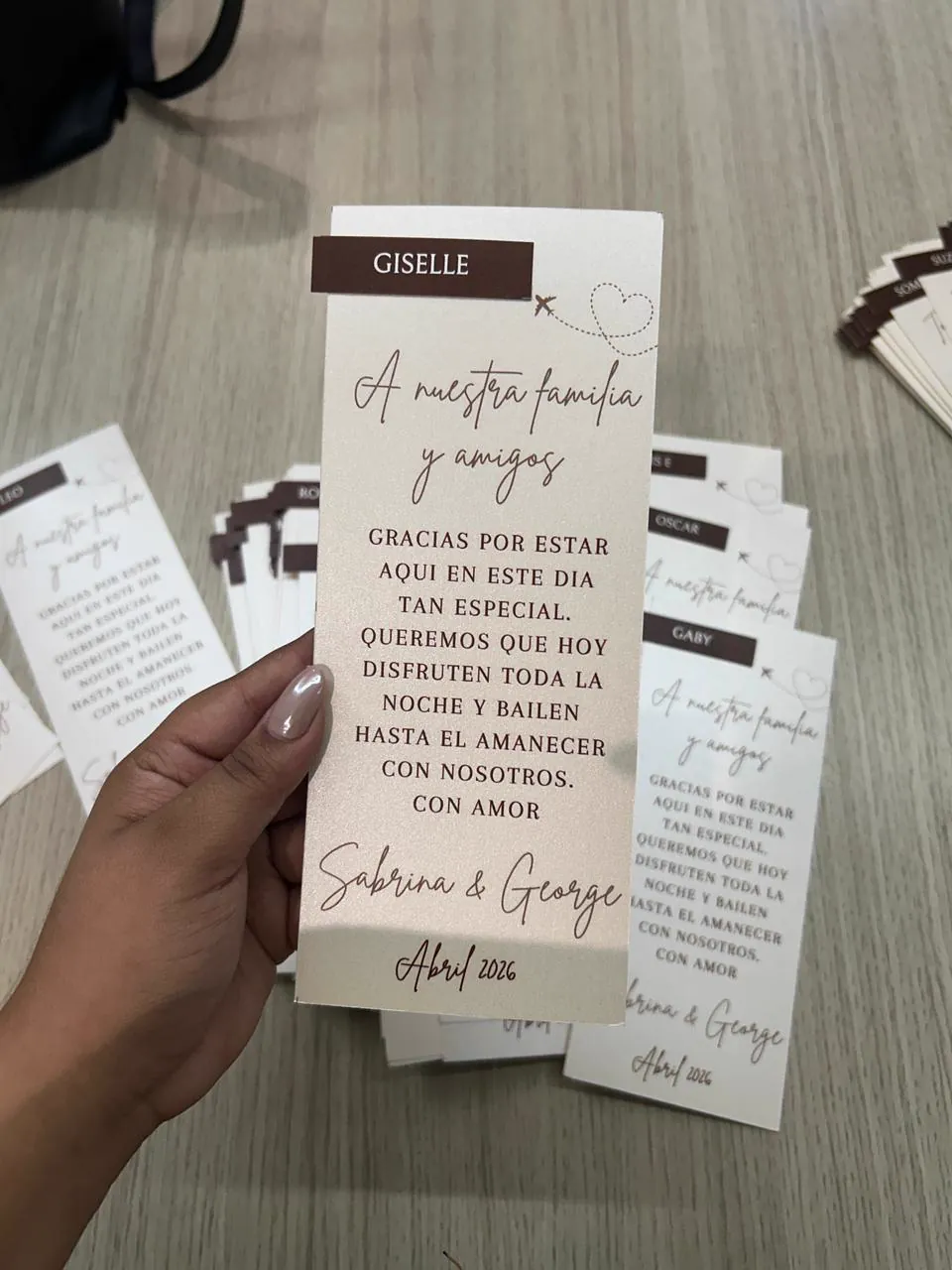 Sabrina & George — Invitaciones de boda